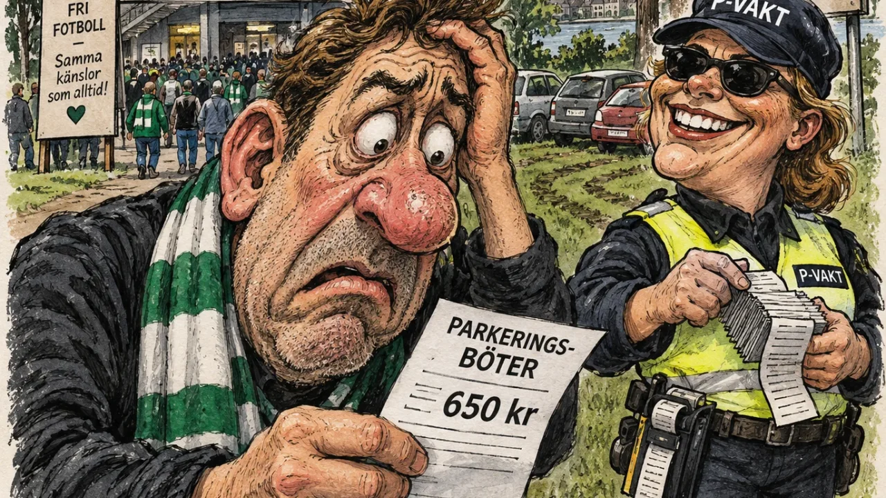 Hero-thumbnail v3 till Gratismatch slutade med 65 parkeringsböter – publiken fick ändå betala inträdet