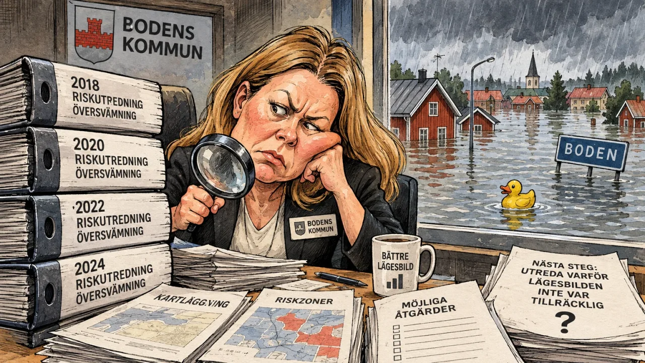 Hero-thumbnail v1 till Boden beställde fyra utredningar om översvämning – vattnet hann före åtgärderna